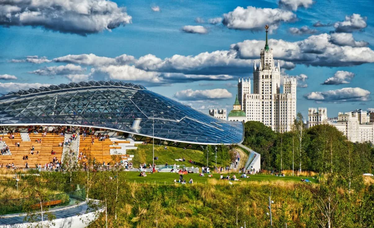 парк Зарядье в Москве