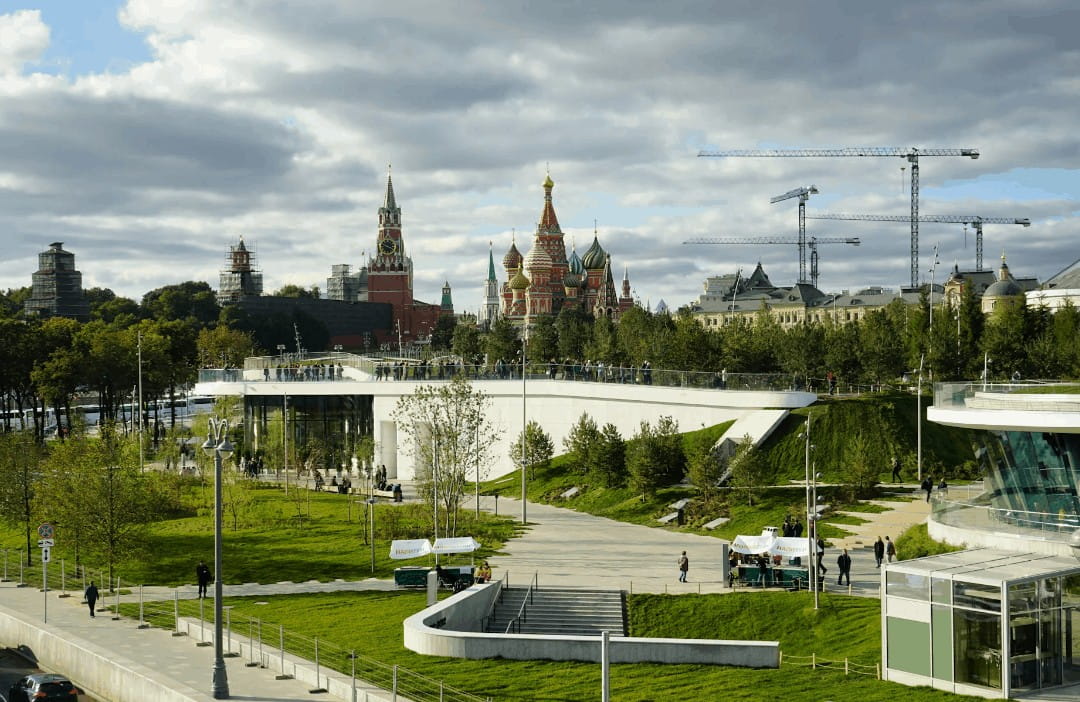 Парк Зарядье в Москве